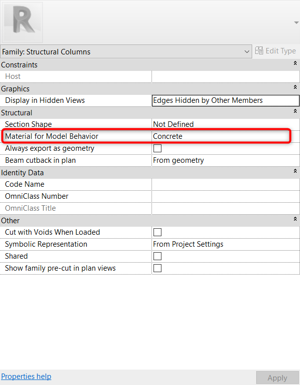 materialForModelBehaviour